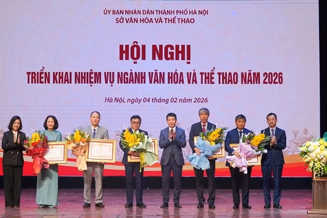 Ngành văn hóa-thể thao Hà Nội vinh danh những tập thể, cá nhân có nhiều thành tích trong năm 2025.