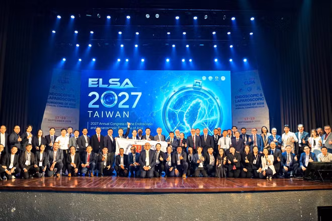 ELSA 2026 do Hội Phẫu thuật nội soi và nội soi châu Á (ELSA) phối hợp Hội Ngoại khoa và Phẫu thuật nội soi Việt Nam và Bệnh viện Trung ương Huế tổ chức. (Ảnh: Ban tổ chức cung cấp)