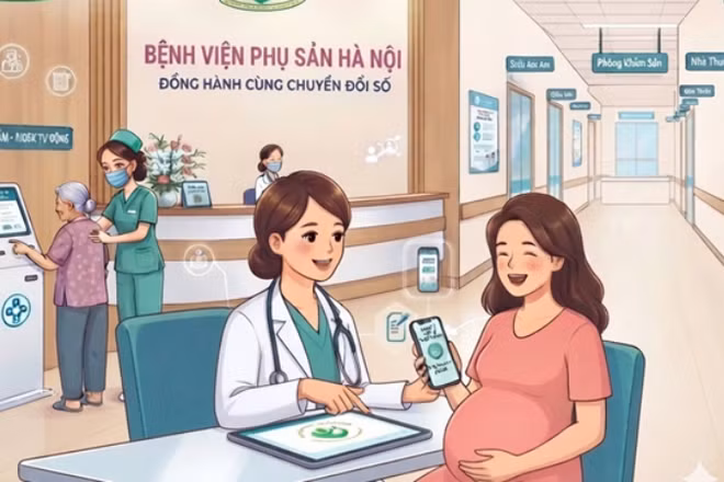(Ảnh: Bệnh viện Phụ sản Hà Nội)