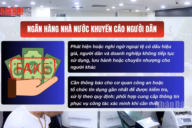 [Video] Ngân hàng Nhà nước cảnh báo nguy cơ lưu hành ngoại tệ giả