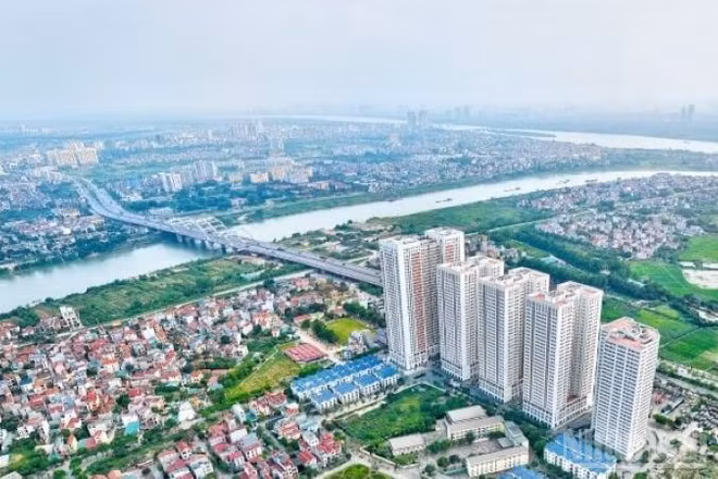 Với lợi thế về quỹ đất, khu vực bắc Hà Nội đang nổi lên như một điểm hấp dẫn đầu tư của thị trường bất động sản. (Ảnh: CTV)