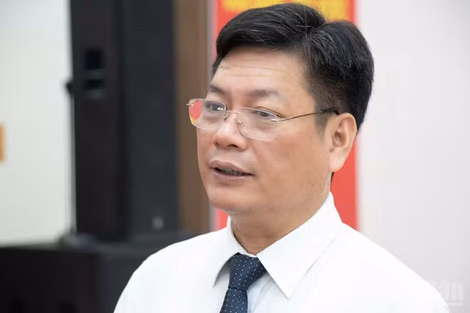 Phó Chủ tịch Ủy ban nhân dân xã Phúc Thọ, thành phố Hà Nội Nguyễn Văn Công. (Ảnh: Minh Duy)