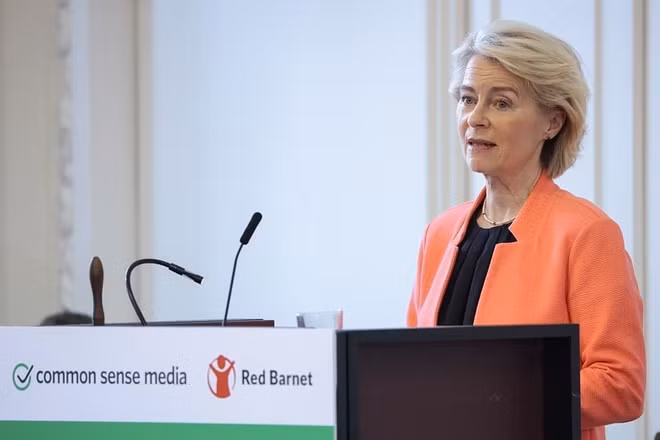 Chủ tịch Ủy ban châu Âu Ursula Von der Leyen. 