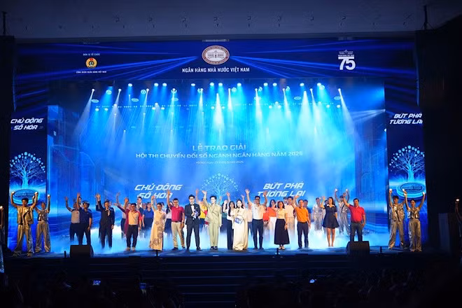 Lễ Bế mạc và Gala Trao giải Hội thi “Chuyển đổi số ngành ngân hàng” năm 2026.
