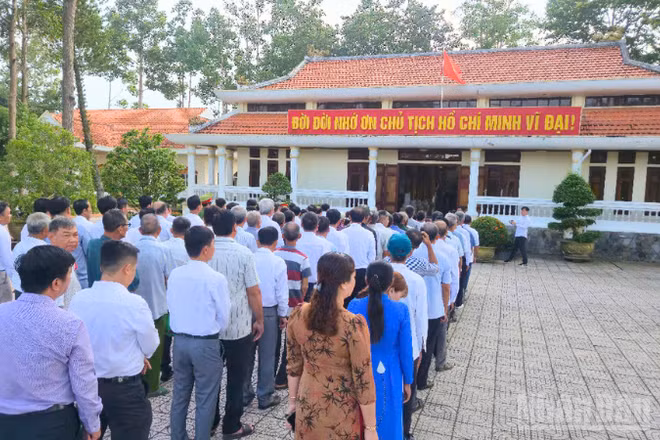 Đền thờ Bác Hồ ở xã Lương Tâm trở thành địa chỉ đỏ trong công tác giáo dục truyền thống, sinh hoạt văn hóa của nhân dân địa phương.