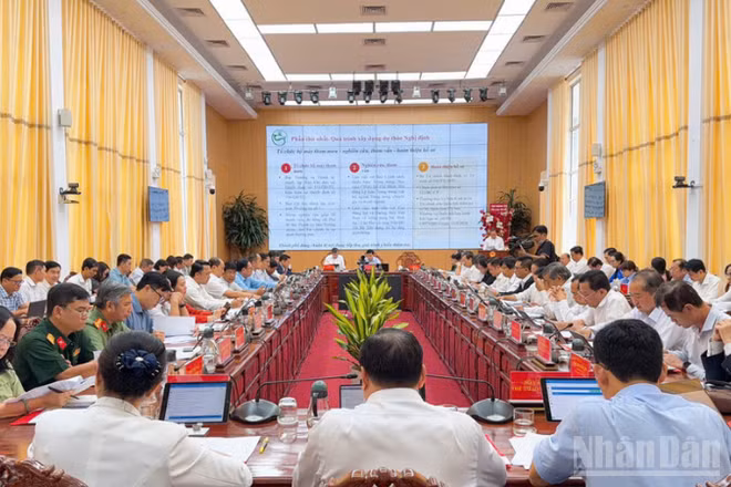 Quang cảnh hội nghị. (Ảnh: VĂN ÚT)