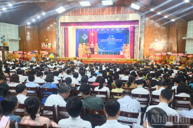 Quang cảnh Lễ kỷ niệm.