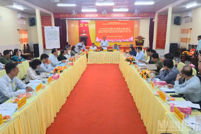 Quang cảnh buổi kiểm tra, giám sát.