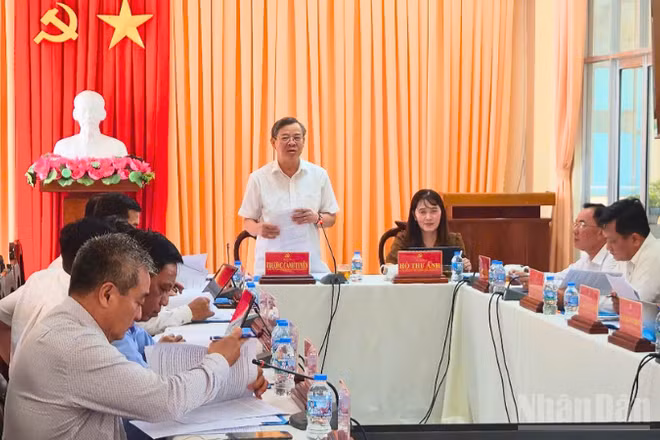 Quang cảnh buổi giám sát.