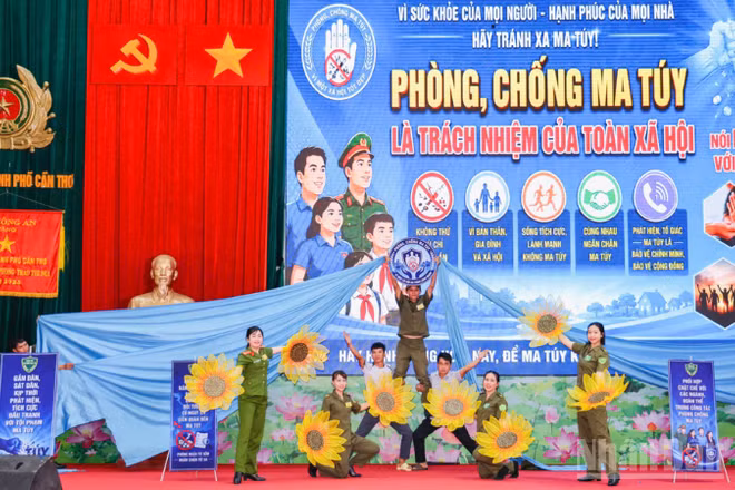 Một tiết mục đặc sắc tại hội thi.