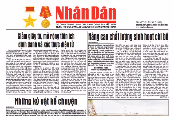 Báo Nhân Dân số 25839