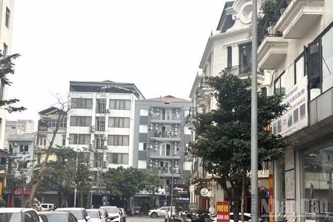 Một góc khu đô thị trên địa bàn phường Gia Lâm, khu phía đông Hà Nội. (Ảnh: HNV)