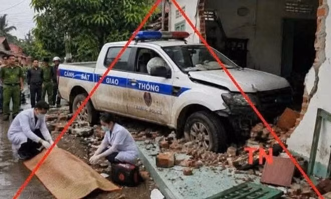 Công an tỉnh Đồng Tháp bác bỏ thông tin và hình ảnh này đang lan truyền trên mạng xã hội.