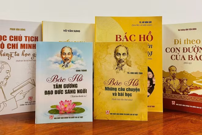 Những trang sách về Bác Hồ lan tỏa tình yêu nước và khát vọng Việt Nam