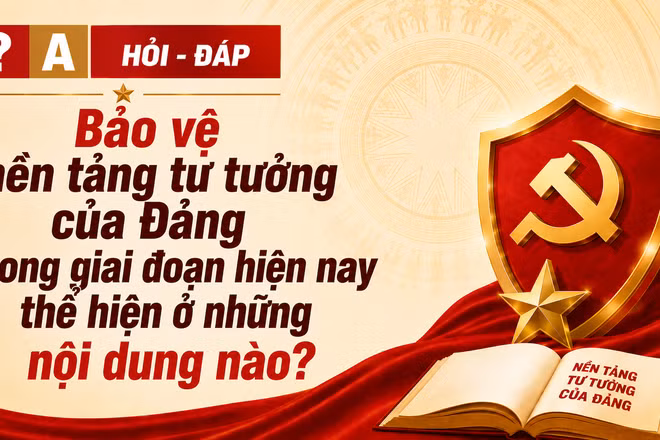 [Hỏi-đáp] Bảo vệ nền tảng tư tưởng của Đảng trong giai đoạn hiện nay thể hiện ở những nội dung nào?