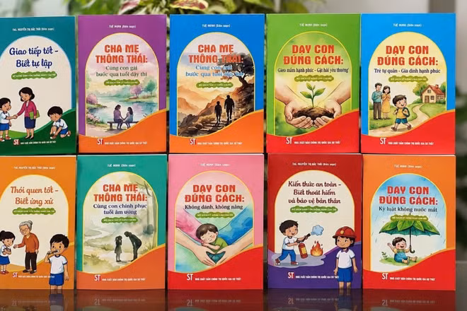 Với thiết kế tươi sáng, hình ảnh sinh động cùng những câu chuyện gần gũi, giàu tính thực tiễn, ba bộ sách không chỉ khơi gợi hứng thú đọc sách của các bạn nhỏ mà còn là “trợ lý đắc lực” giúp cha mẹ thấu hiểu thế giới của con để mỗi ngày bên con là một ngày cùng con trưởng thành trong yêu thương và hiểu biết.