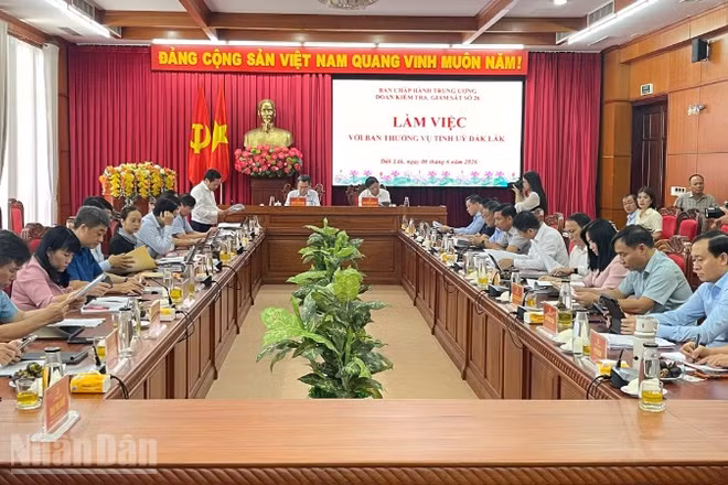 Quang cảnh buổi làm việc.