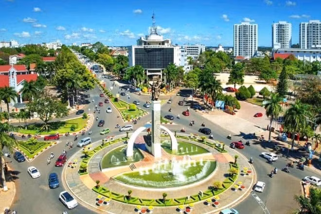 Theo quy hoạch, Buôn Ma Thuột là đô thị hạt nhân của tiểu vùng Tây Nguyên. (Ảnh: CTV)