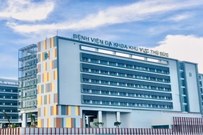 Bệnh viện đa khoa khu vực Thủ Đức được xây mới năm 2025.