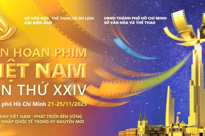 Liên hoan Phim Việt Nam lần thứ 24 diễn ra từ ngày 21 đến 25/11 tại Thành phố Hồ Chí Minh.