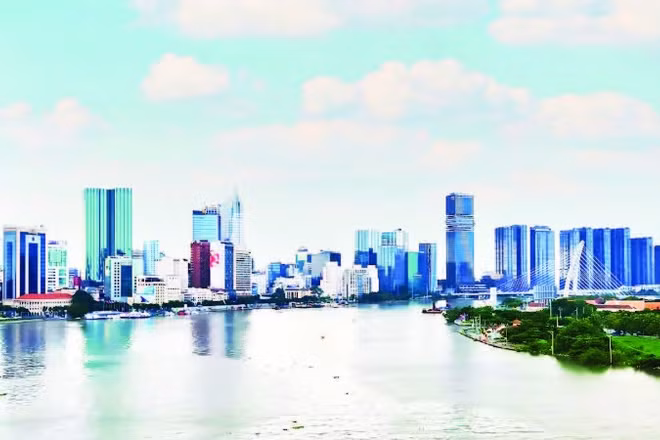 Trung tâm Tài chính quốc tế tại Thành phố Hồ Chí Minh nhận được nhiều tư vấn chiến lược, chia sẻ kinh nghiệm quốc tế nhằm hoàn thiện thể chế. (Ảnh TÙNG ANH)