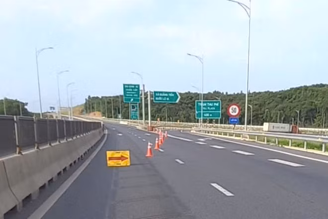 Cao tốc bắc-nam qua tỉnh Quảng Trị sẽ đóng một số đoạn trong thời gian nhất định để lắp hệ thống giám sát