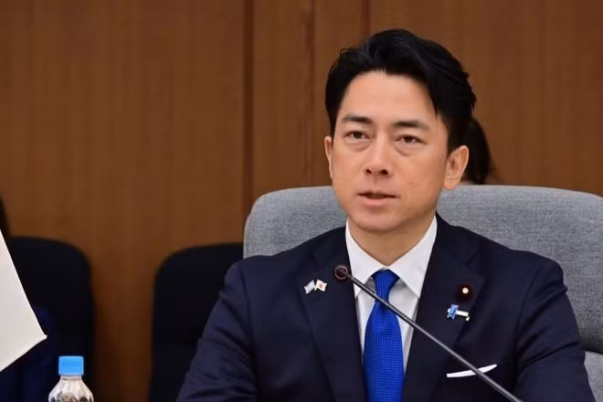 Bộ trưởng Quốc phòng Nhật Bản Shinjiro Koizumi. (Ảnh: http://newsonair.gov.in/)