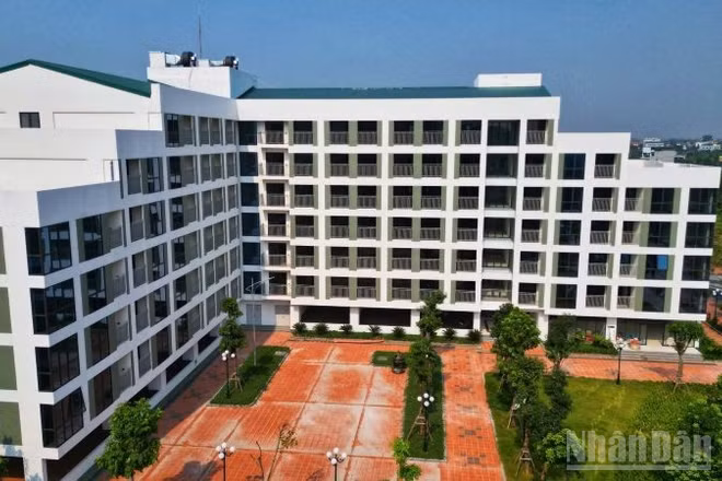 Nhà ở xã hội là một chính sách góp phần vào bảo đảm an sinh xã hội. (Ảnh: HNV)