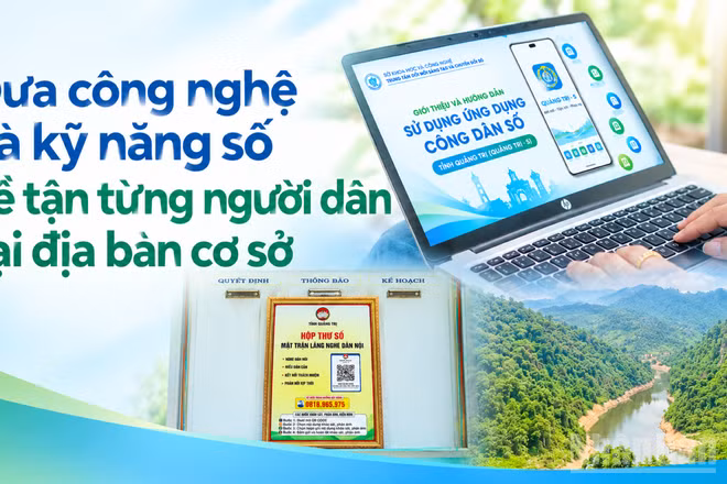 Ứng dụng công nghệ số giúp người dân tiếp cận thông tin hiệu quả hơn. (Ảnh: HNV)