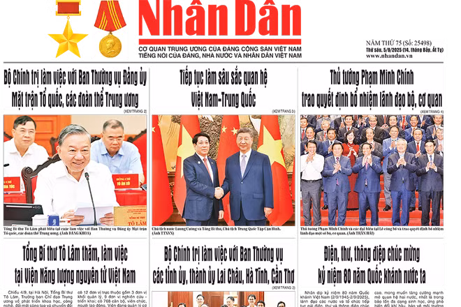 Báo Nhân Dân số 25498