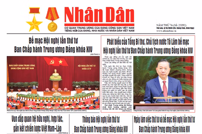 Báo Nhân Dân số 25892