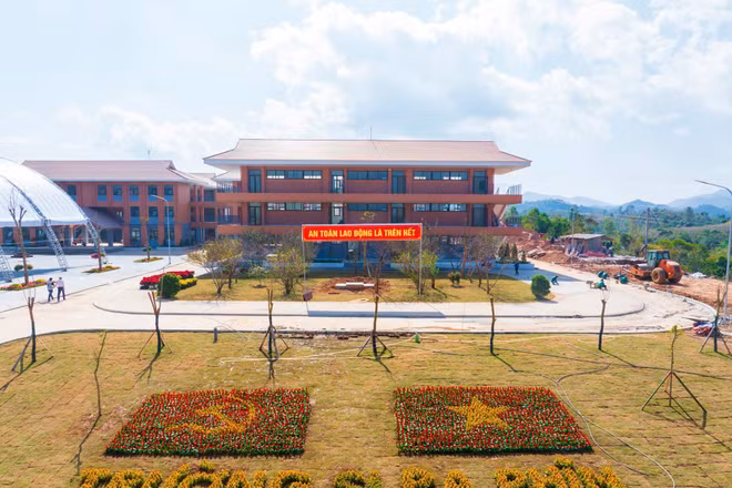Trường phổ thông nội trú liên cấp Si Pa Phìn, Điện Biên (Ảnh: VĂN TOẢN)