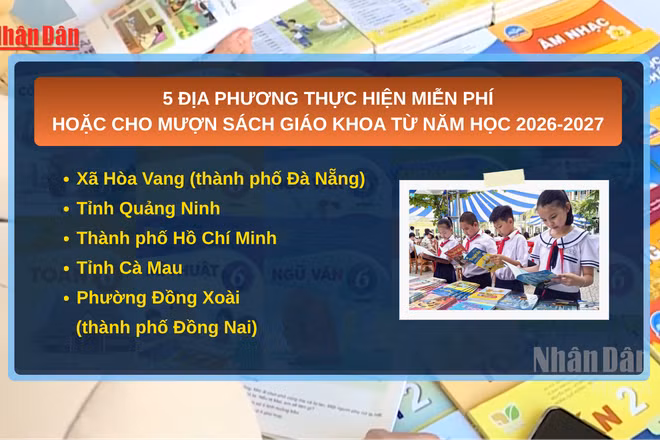 [Video] Thêm địa phương triển khai miễn phí sách giáo khoa từ năm học 2026-2027