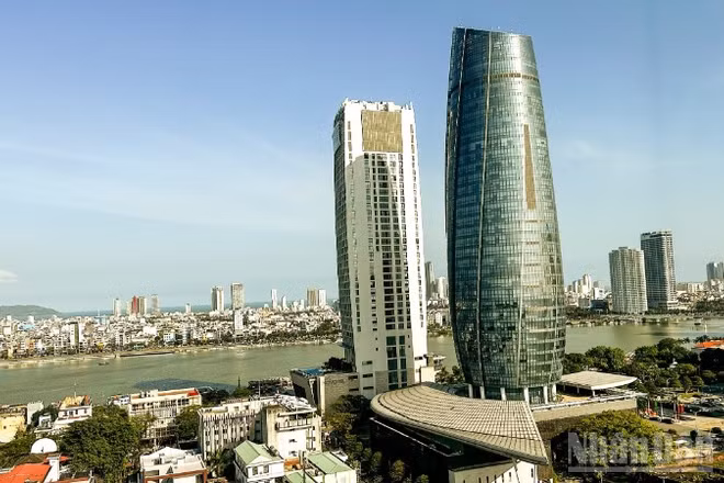 Một góc trung tâm hành chính thành phố Đà Nẵng.