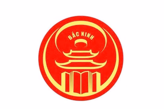 Biểu trưng (logo) tỉnh Bắc Ninh vừa được công nhận. ( Ảnh: Sở Văn hóa, Thể thao và Du lịch).