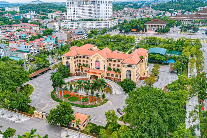 Một góc đô thị phường Kinh Bắc, tỉnh Bắc Ninh.