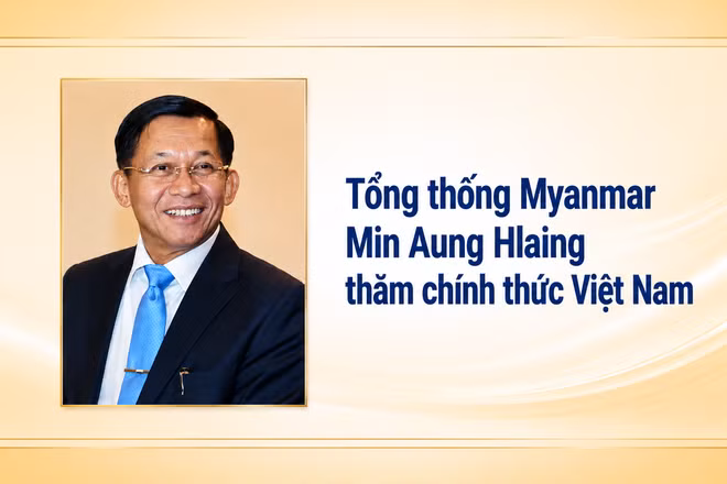 Tổng thống Myanmar Min Aung Hlaing. (Ảnh: Bộ Ngoại giao Việt Nam cung cấp)