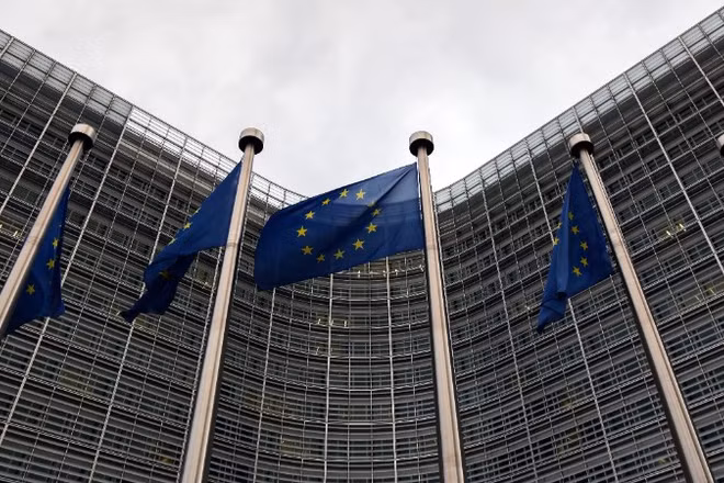 Trụ sở Ủy ban châu Âu tại Brussels, Bỉ. (Ảnh minh họa: THX/TTXVN)