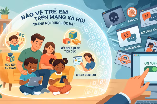 Biện pháp "ba không" sẽ là chìa khóa hữu hiệu dập tắt động lực của những nhà sáng tạo nội dung bẩn. (Ảnh được tạo với sự hỗ trợ của AI)
