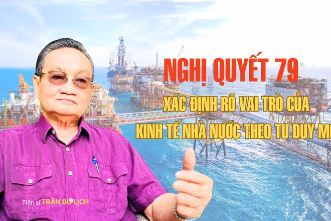 Tiến sĩ Trần Du Lịch: "Nghị quyết 79 xác định rõ vai trò của Nhà nước và kinh tế nhà nước theo tư duy mới"