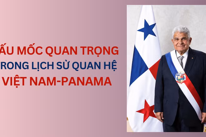 Tổng thống nước Cộng hòa Panama Jose Raul Mulino. Ảnh do Bộ Ngoại giao cung cấp.