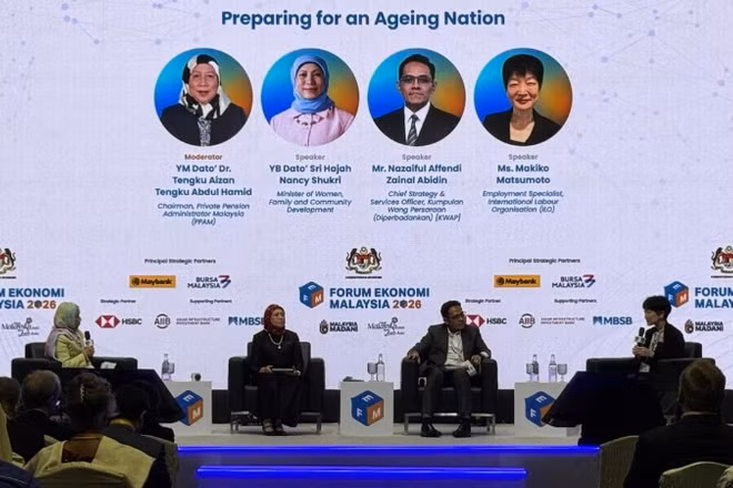 Phiên thảo luận tại Diễn đàn Kinh tế Malaysia (FEM) 2026. Ảnh: TTXVN