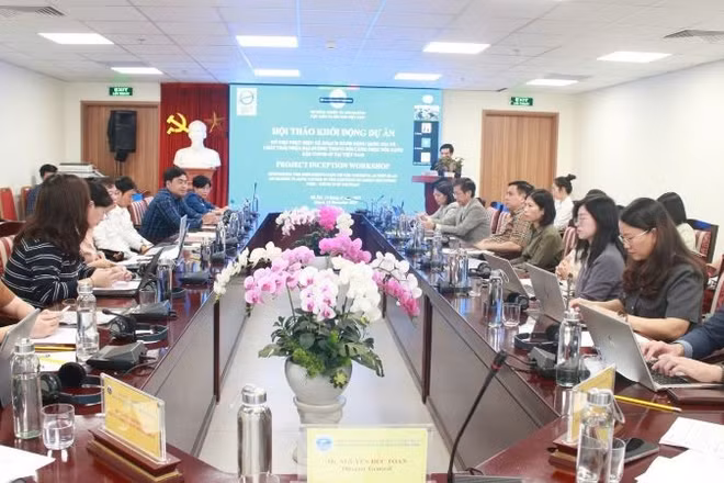 Quang cảnh Hội thảo khởi động dự án.