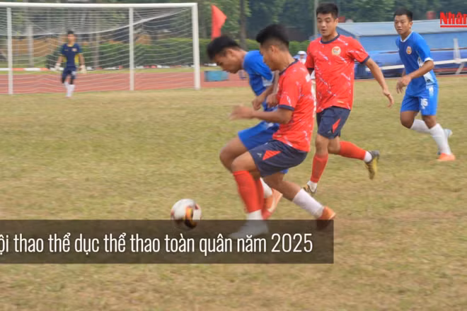 [Video] Bắt đầu các môn thi đấu tại Hội thao Thể dục thể thao toàn quân năm 2025