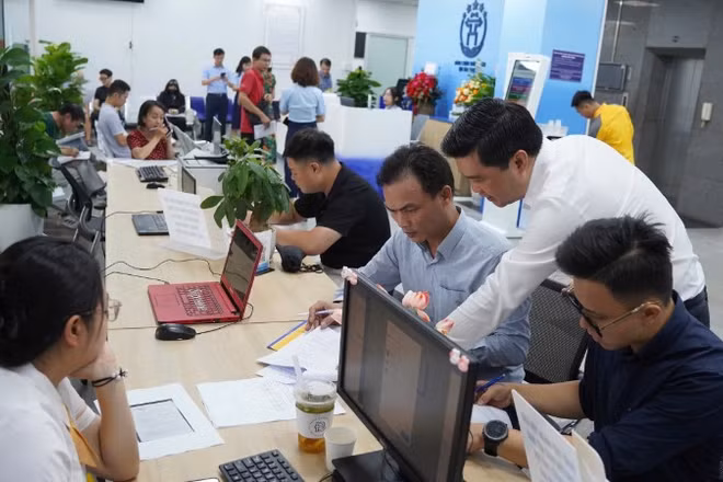 Điểm phục vụ hành chính công Hoàng Đạo Thúy (Hà Nội).
