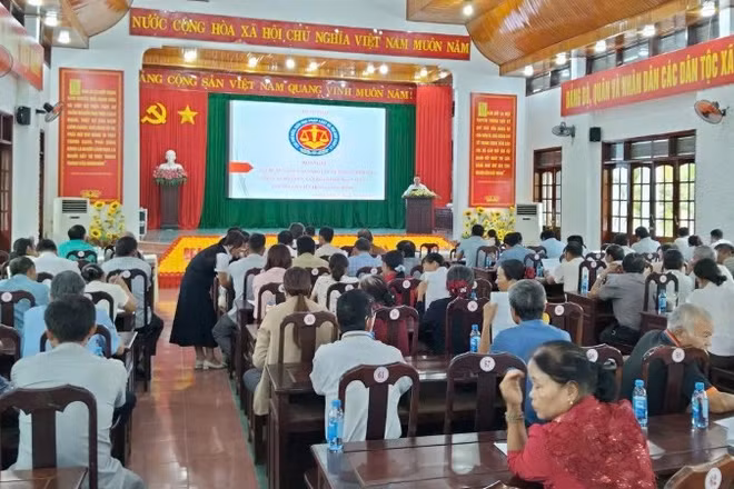 Hội nghị tập huấn tại xã Ea súp.