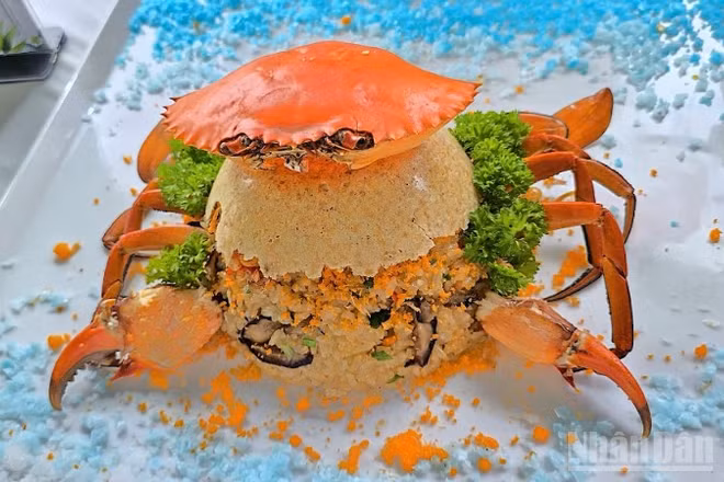 Món ngon được chế biến từ đặc sản mang thương hiệu "Cua Cà Mau".
