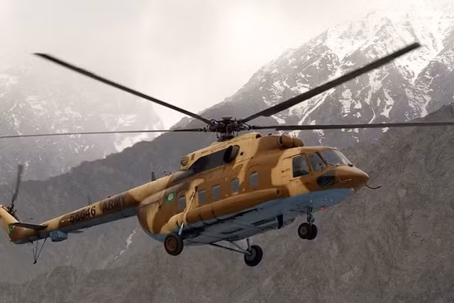 Một chiếc trực thăng Mi-17 của Pakistan. (Ảnh minh họa: CC/Wiki)