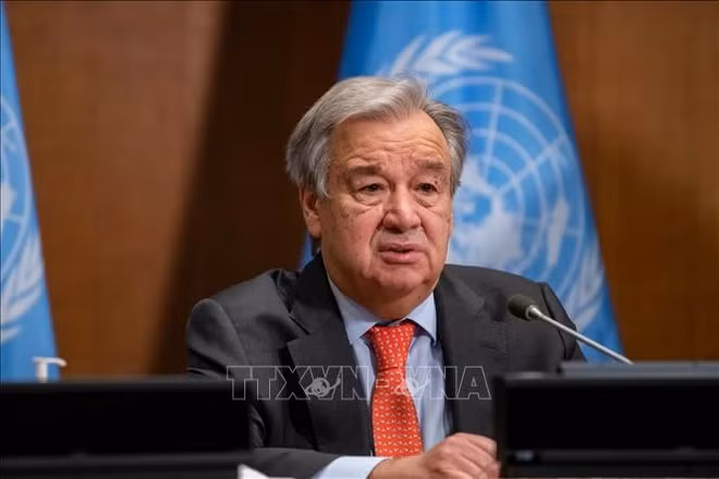 Tổng thư ký Liên hợp quốc Antonio Guterres. (Ảnh: THX/TTXVN)
