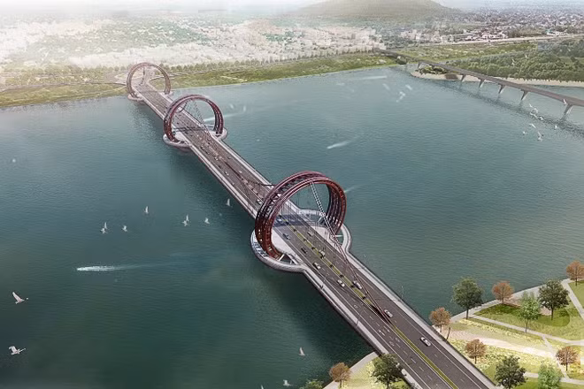  Phối cảnh dự án cầu Trà Khúc 1.